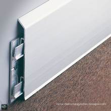 Aluminum Skirting Board for Wall Base Protection in Flooring Accessories